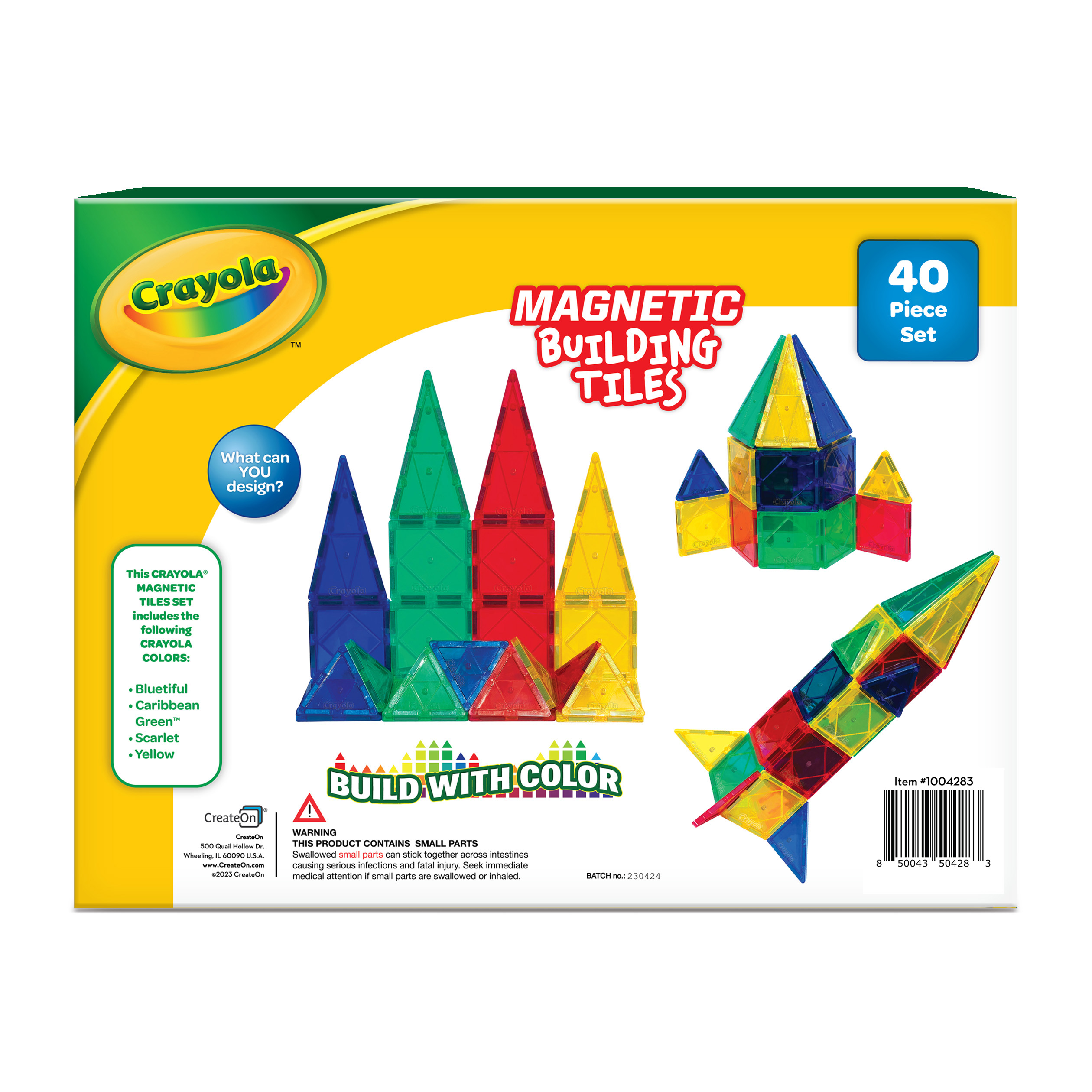 Crayola® 40 Piece Bold Colors Building Set