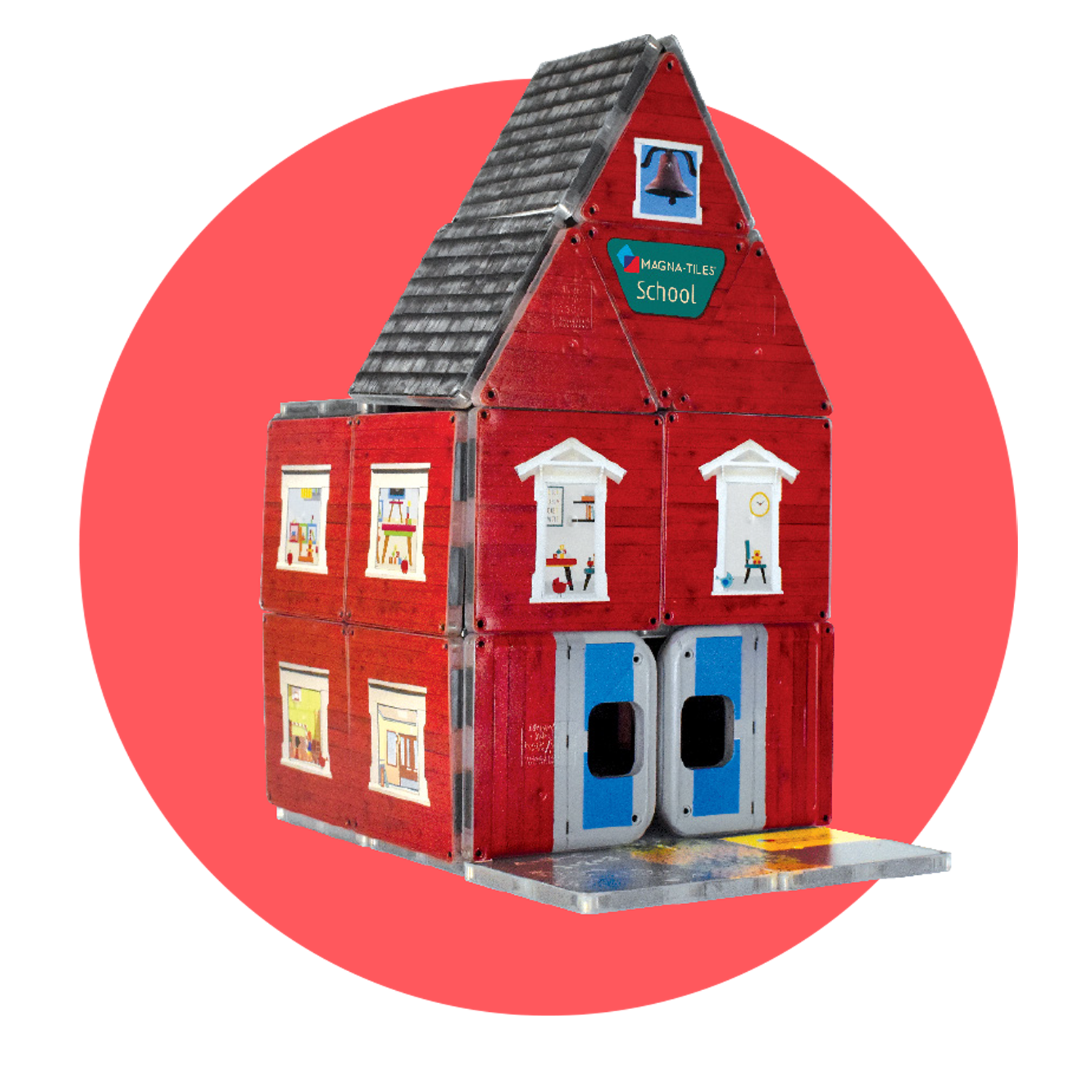 Learn At Home with Magna-Tiles® ABC Schoolhouse | CreateOn